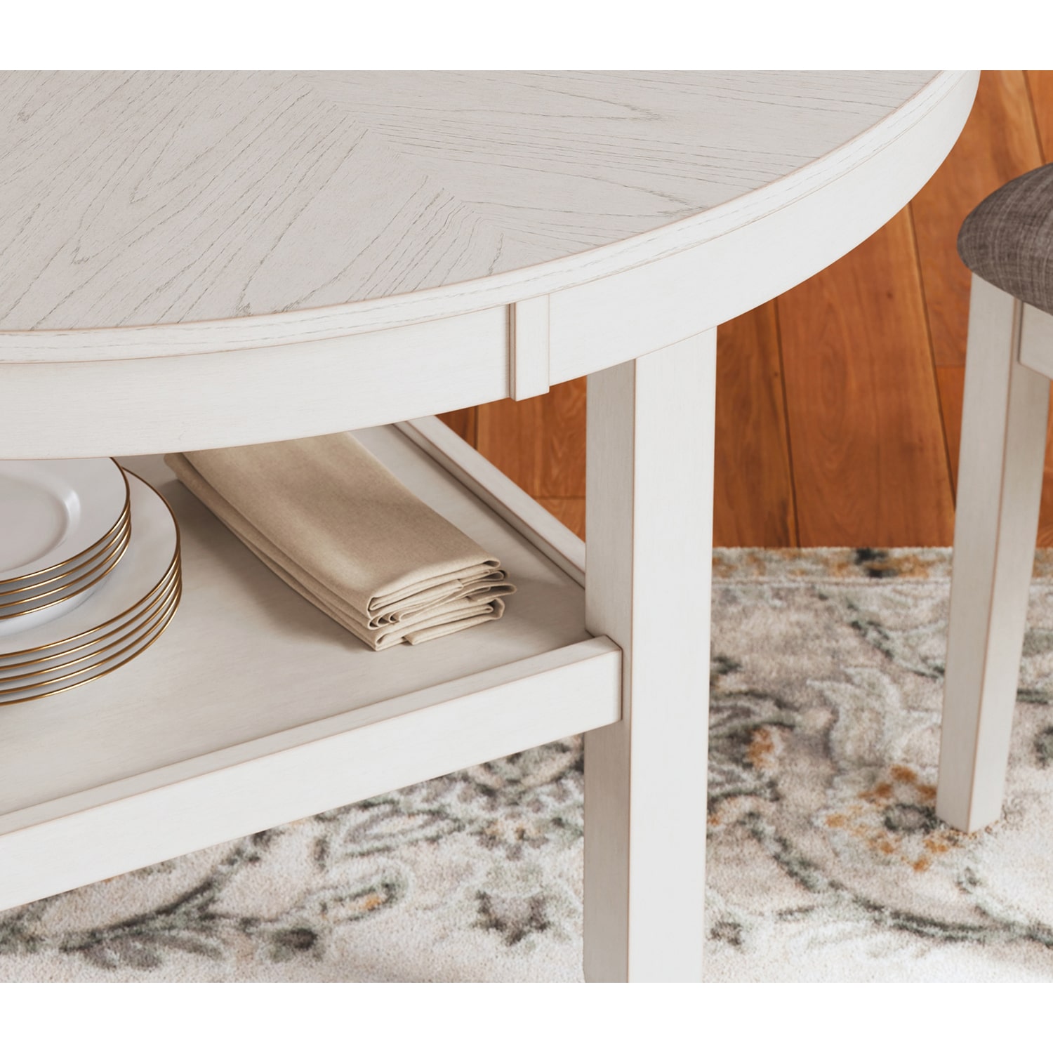 Signature Design by Ashley Eddyberg Dining Table and 4 Chairs