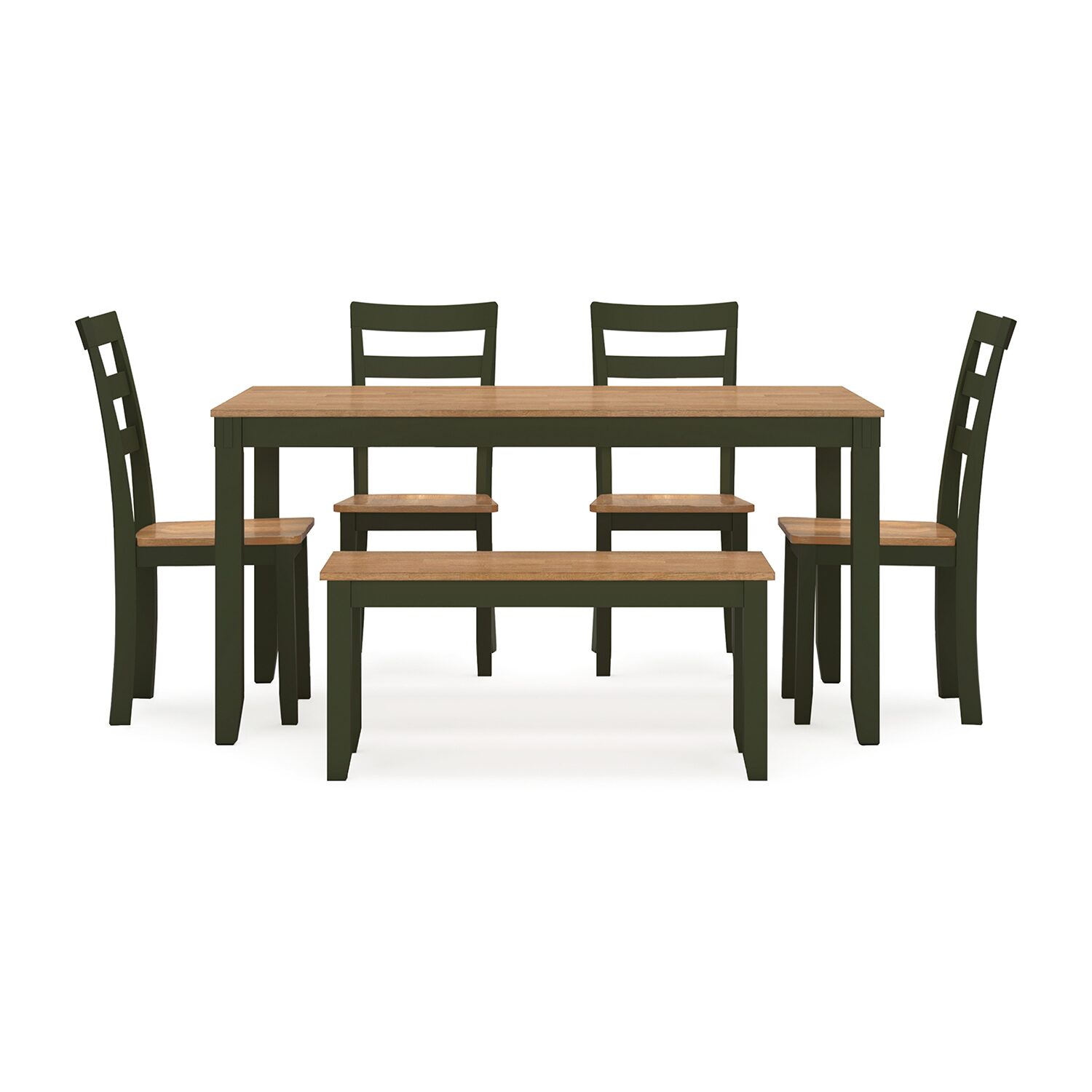 Signature Design by Ashley Getty Dining Table and 4 Chairs Bench