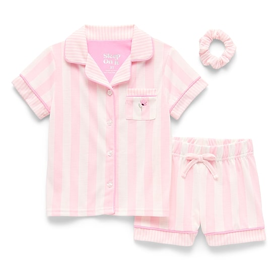 Sleep On It Toddler Girls Short Sleeve 2-pc. Pajama Sets