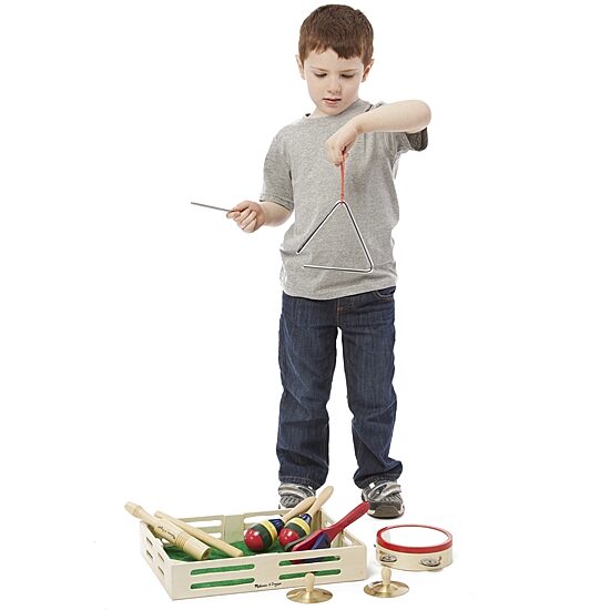 Melissa & Doug Band-In-A-Box Clap! Clang! Tap! Musical Instrument