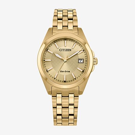Citizen Sport Luxury Womens Two Tone Stainless Steel Bracelet