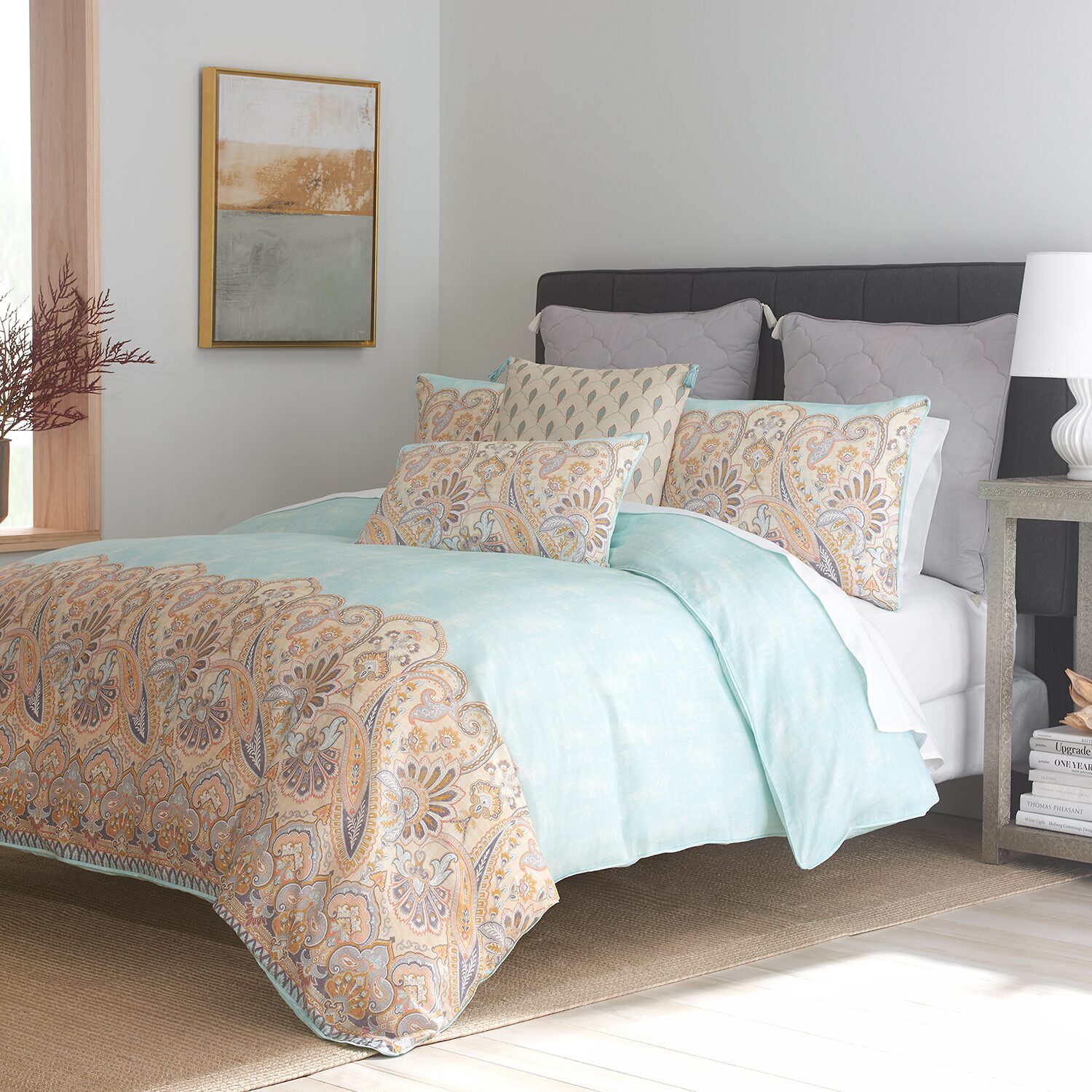 Heirlooms Of India Puri 3-pc. Floral Midweight REVERSIBLE Comforter Set