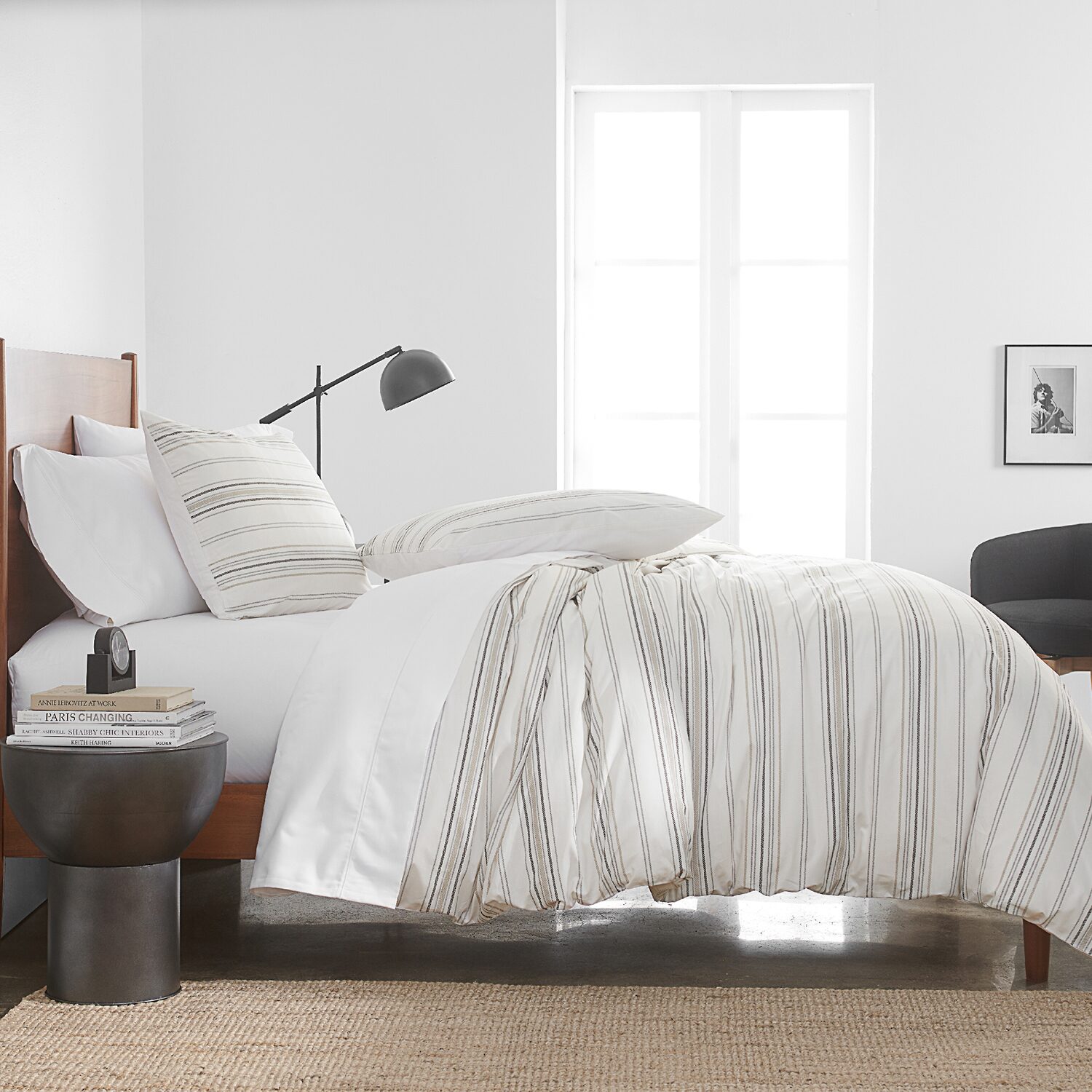 Simply Put Percale 3-pc. Cotton 100% Duvet Cover Set