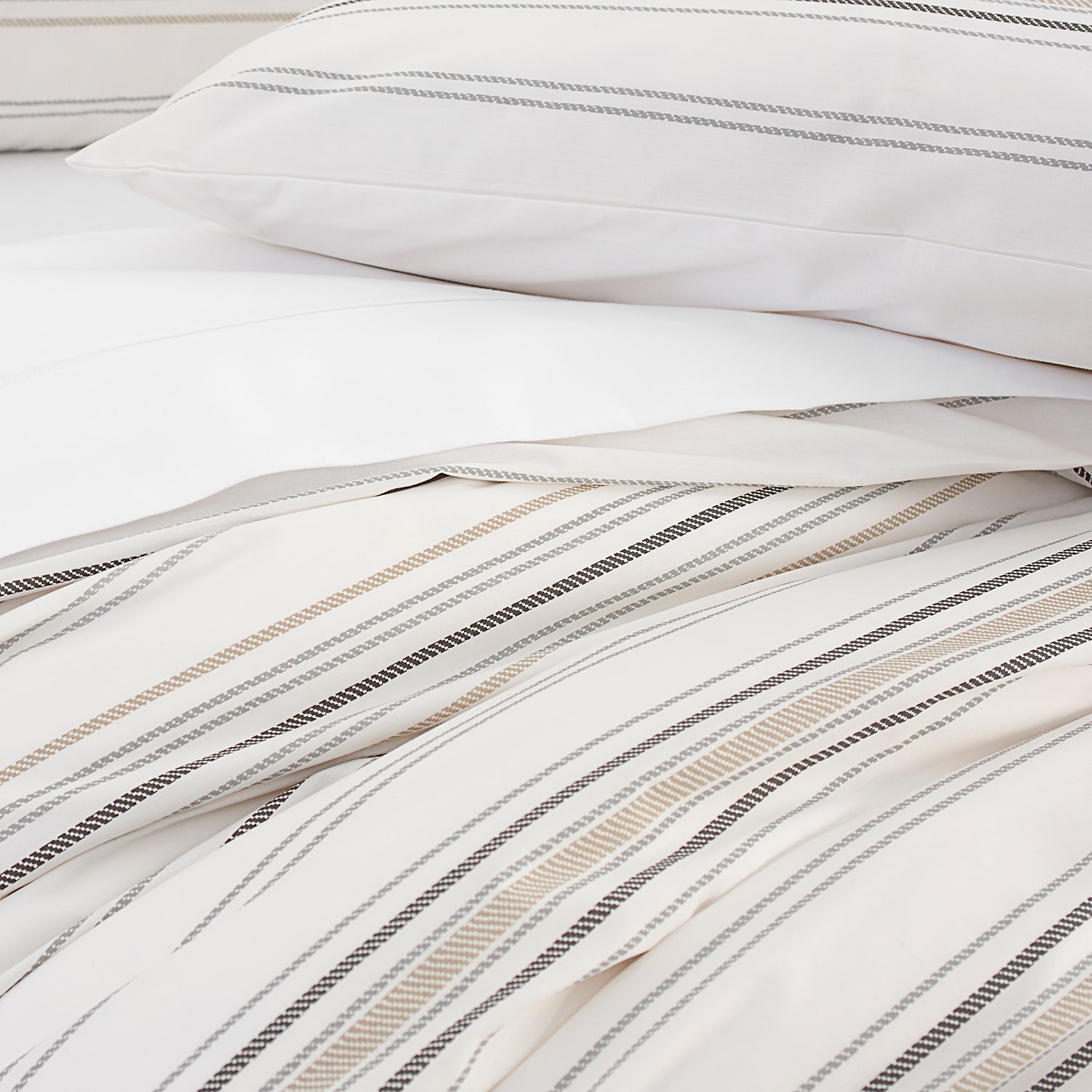 Simply Put Percale 3-pc. Cotton 100% Duvet Cover Set