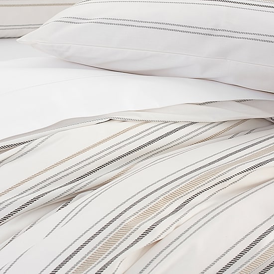 Simply Put Percale 3-pc. Cotton 100% Duvet Cover Set