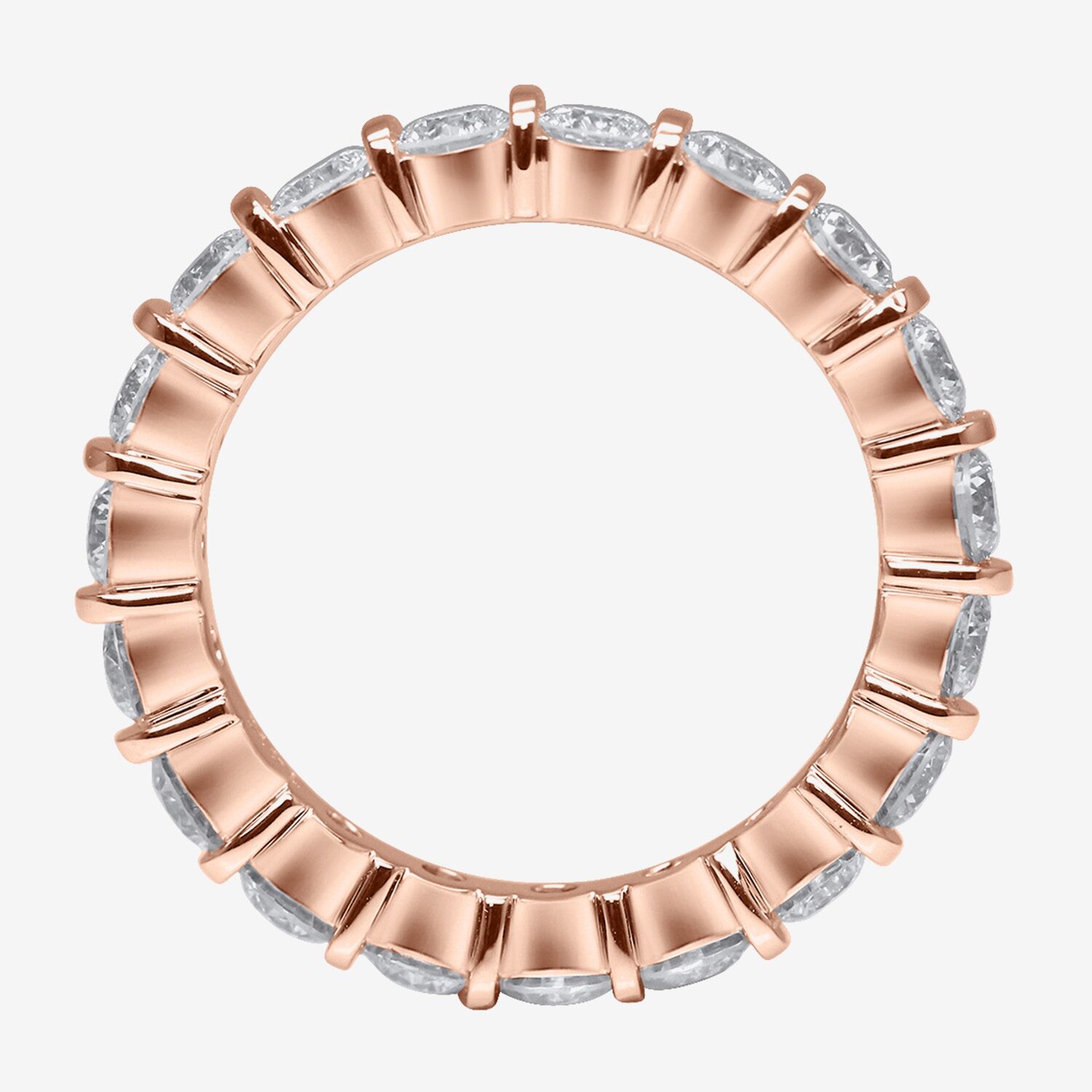 2.5MM 1 1/2 CT. T.W. Lab-Grown (F / SI2) Diamond Eternity Band 10K or 14K Gold