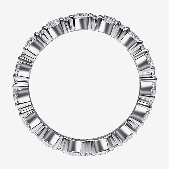 2.5MM 1 CT. T.W. Lab-Grown (F / SI2) Diamond Eternity Band in 10K or 14K Gold