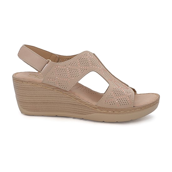 Yoki Crimson Womens Round Work Shoes