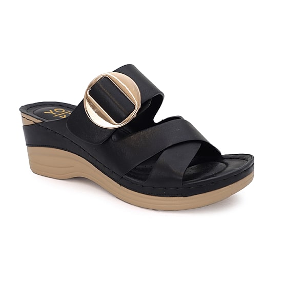 Yoki Irena Womens Round Work Shoes