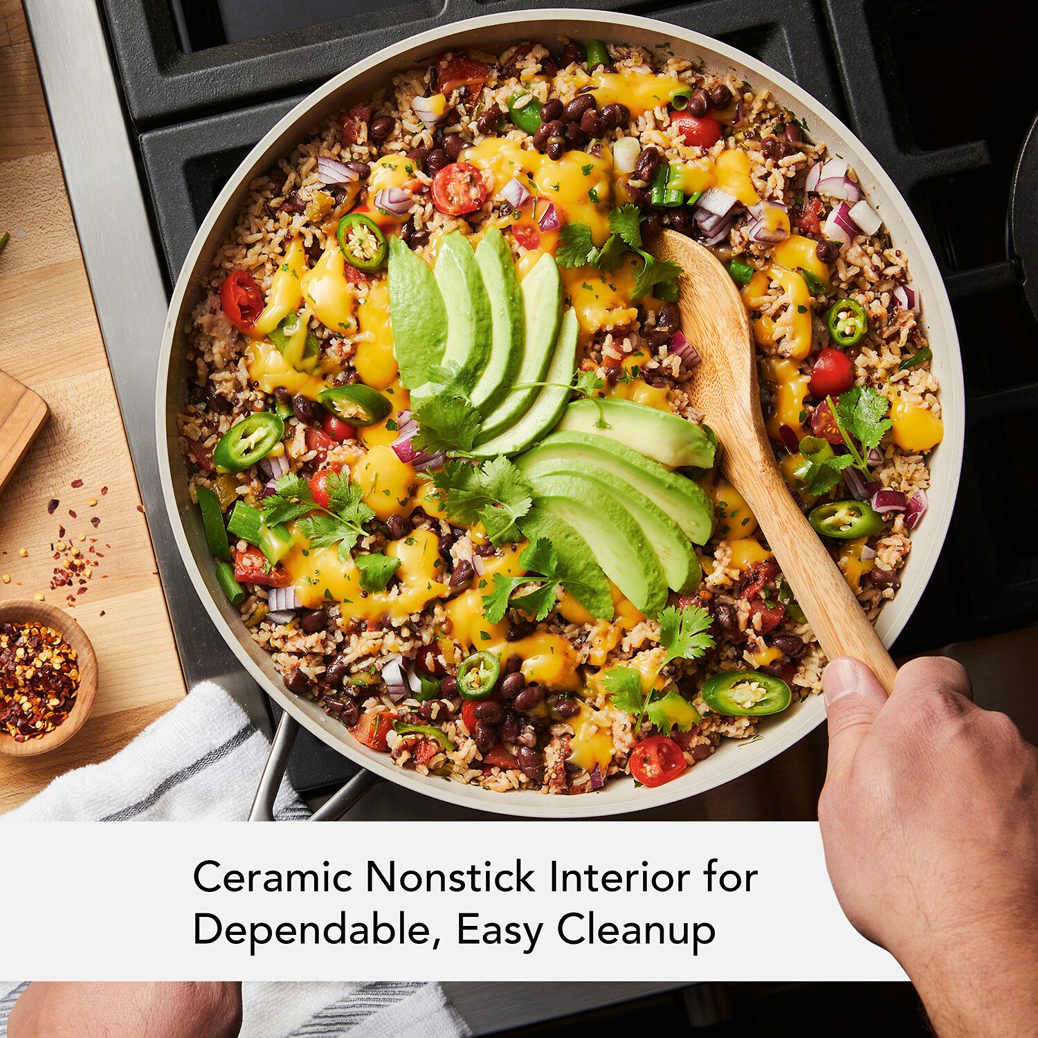 KitchenAid Ceramic12.25" Non-Stick Frying Pan