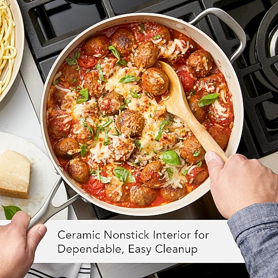 KitchenAid Ceramic 5-qt. Covered Saute Pan