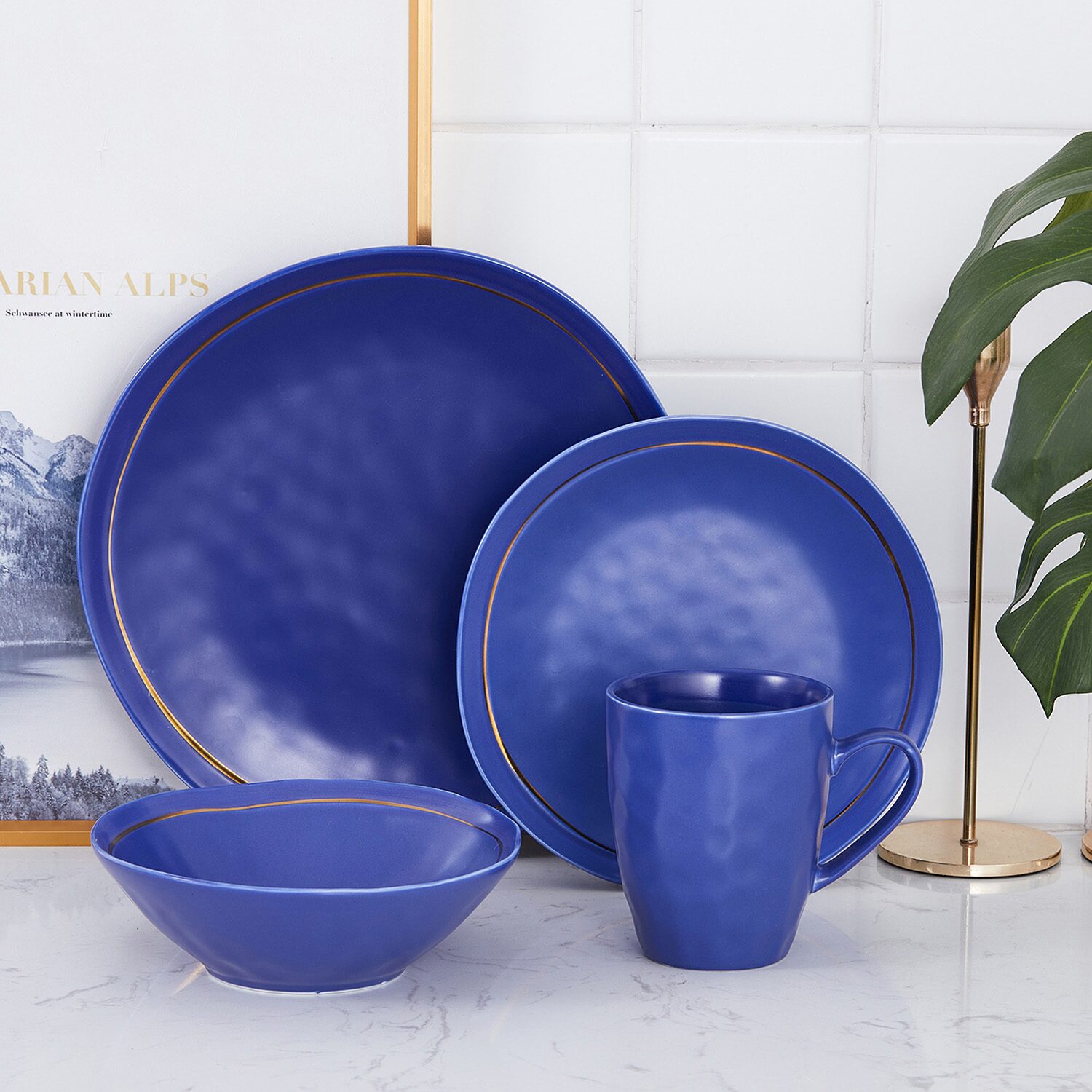 Stone + Lain Clara 16-pc. Porcelain Dinnerware Set