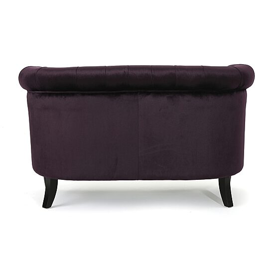 Milani Roll-Arm Upholstered Loveseat
