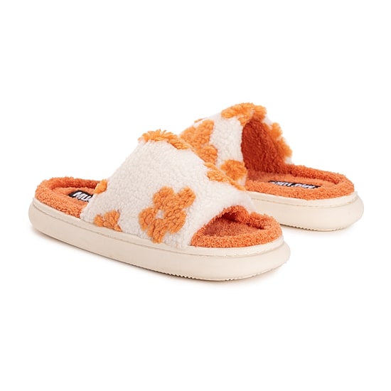 Muk Luks Marsai Slide Womens Memory Foam Slip-On Slippers