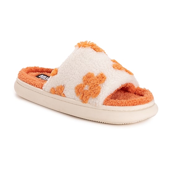 Muk Luks Marsai Slide Womens Memory Foam Slip-On Slippers