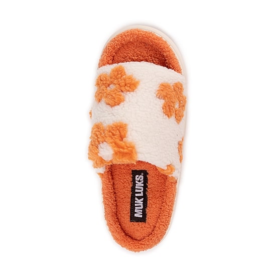 Muk Luks Marsai Slide Womens Memory Foam Slip-On Slippers