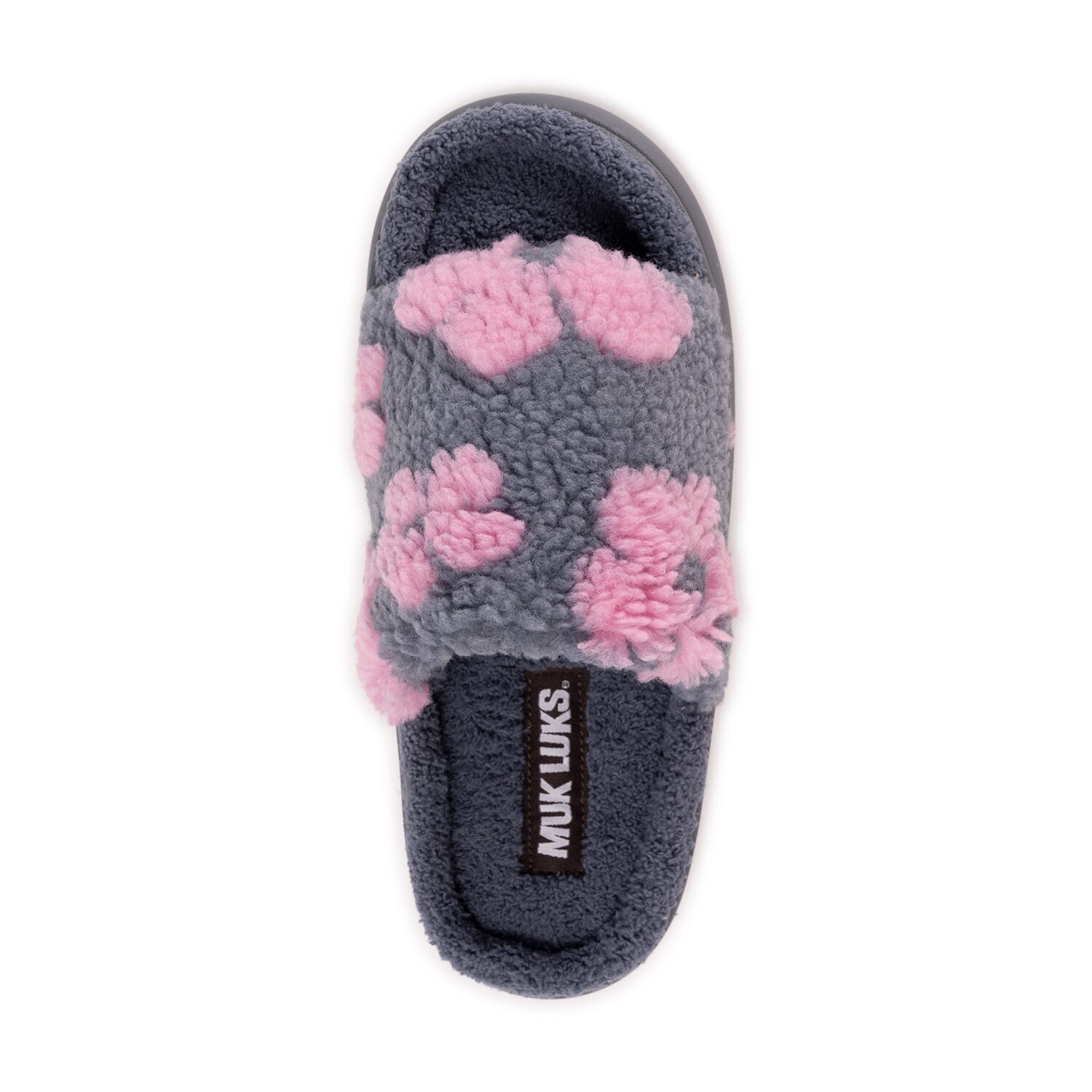 Muk Luks Marsai Slide Womens Memory Foam Slip-On Slippers