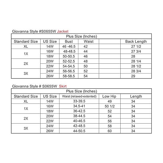 Giovanna Signature 2-pc. Skirt Suit-Plus