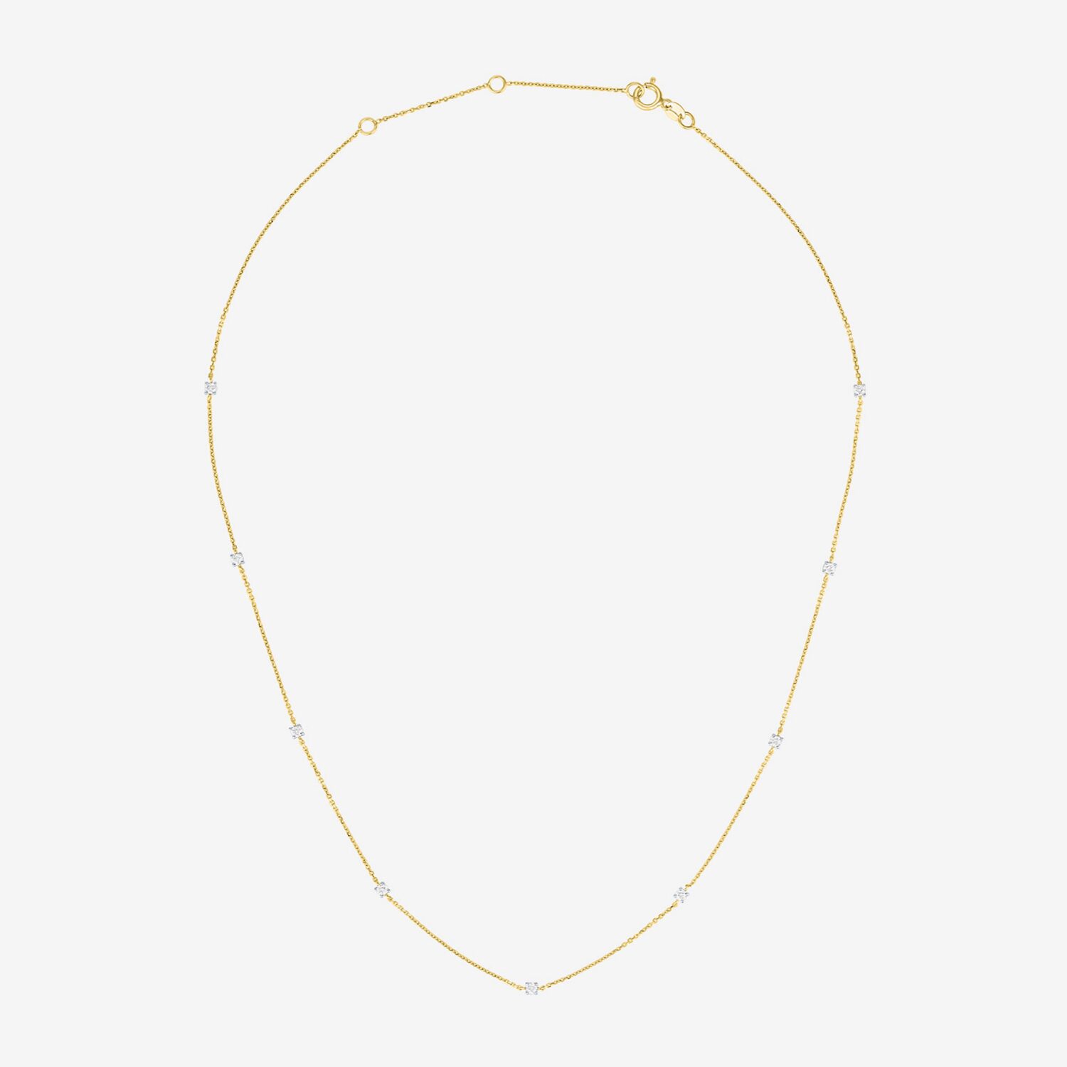 Diamond Addiction (G-H / I1-I2) Womens 1/3 CT. T.W. Lab Grown White Diamond 10K Gold Round 18 Inch Pendant Necklace