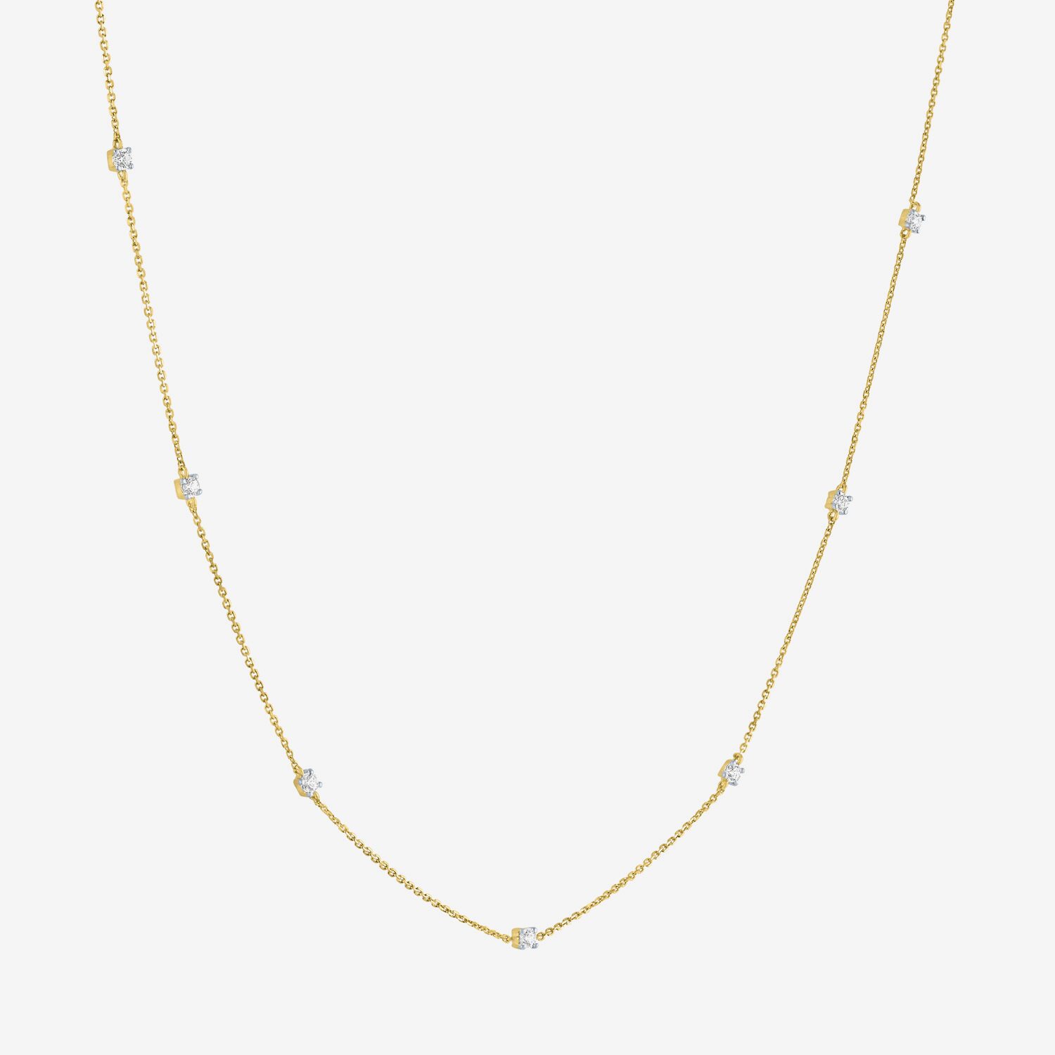 Diamond Addiction (G-H / I1-I2) Womens 1/3 CT. T.W. Lab Grown White Diamond 10K Gold Round 18 Inch Pendant Necklace