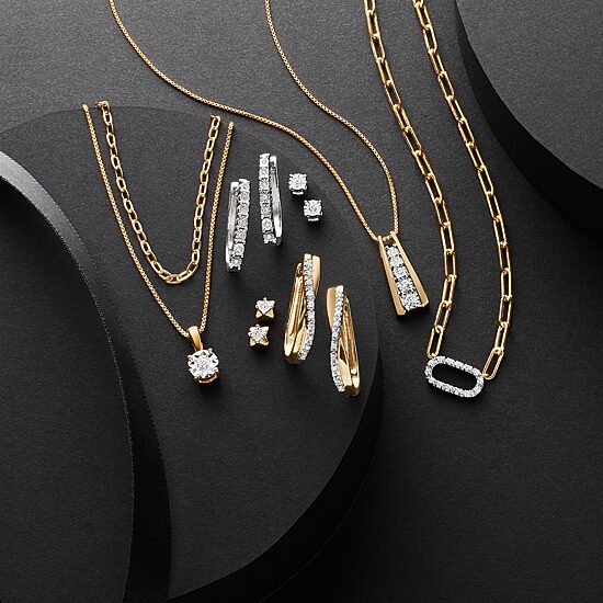 Yes Please! (G-H / I1-I2) Womens 1/10 CT. T.W. Lab Grown White Diamond 14K Gold Over Silver Sterling Silver 18 Inch Pendant Necklace
