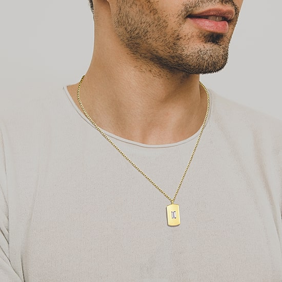 Mens 2 1/2 CT. T.W. Cubic Zirconia 18K Gold Over Silver 26 Inch Pendant Necklace