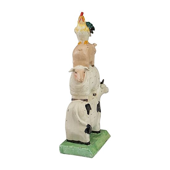 Northlight 11.5in Stacked Farm Animals Yard Art