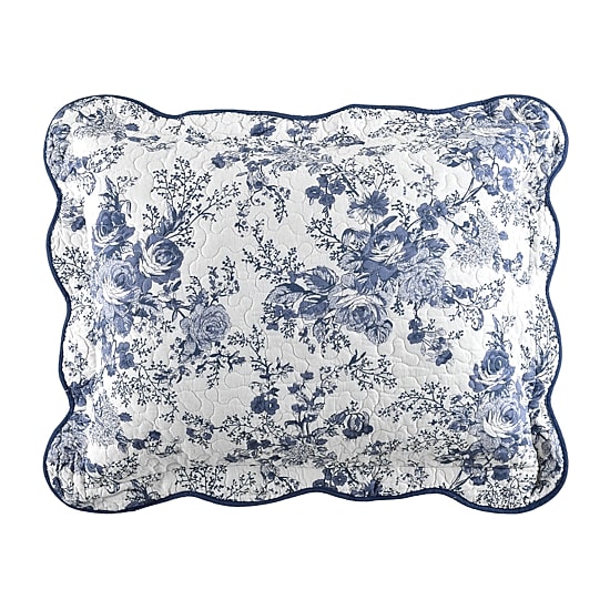 Laurel Manor Toile Garden Cotton Quilt