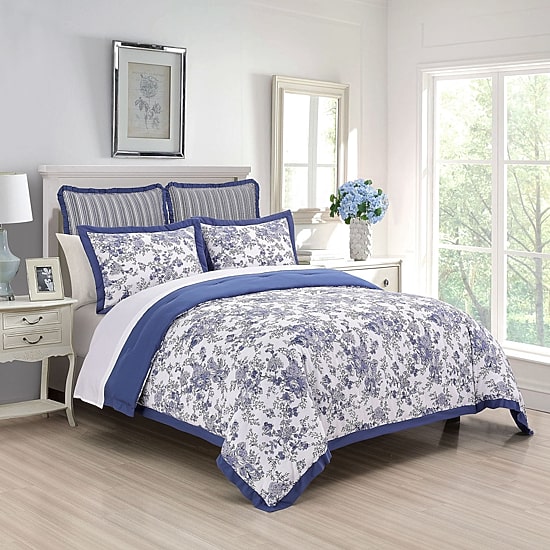 Laurel Manor Toile Garden Comforter Set