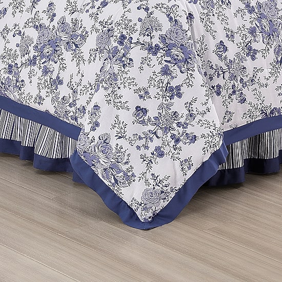 Laurel Manor Toile Garden Comforter Set