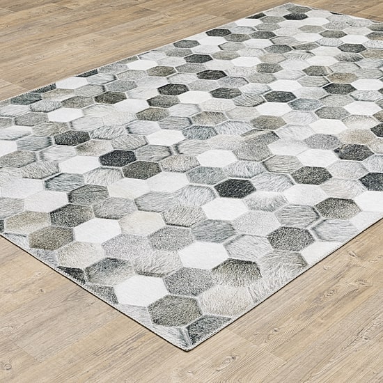 Covington Home Marcel Faux Hide Mosaic Indoor Rectangular Area Rug