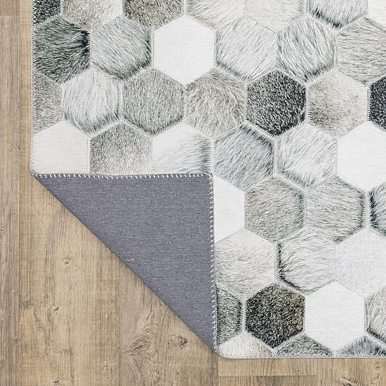 Covington Home Marcel Faux Hide Mosaic Indoor Rectangular Area Rug
