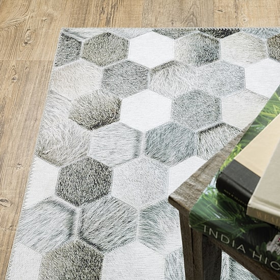 Covington Home Marcel Faux Hide Mosaic Indoor Rectangular Area Rug