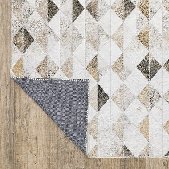 Covington Home Marcel Faux Hide Diamonds Indoor Rectangular Area Rug