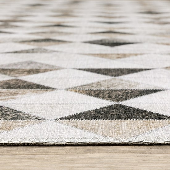 Covington Home Marcel Faux Hide Diamonds Indoor Rectangular Area Rug