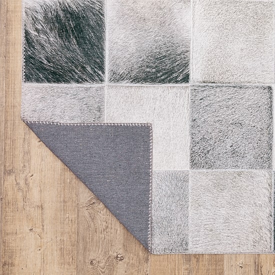 Covington Home Marcel Faux Hide Blocks Indoor Rectangular Area Rug
