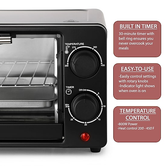 MegaChef 9 Liter Toaster Oven