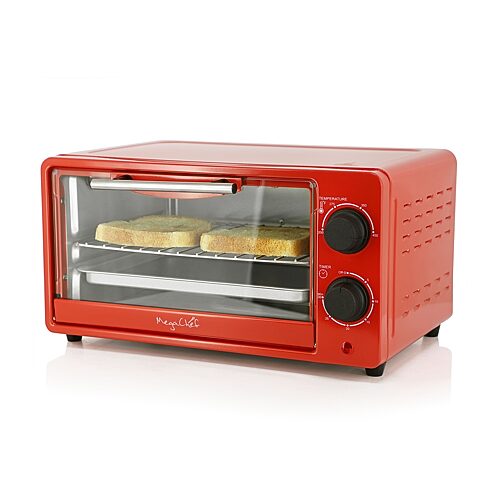 MCOV-1200RD  9.5 Quart Electric Counter Top Toaster Oven in Candy Red