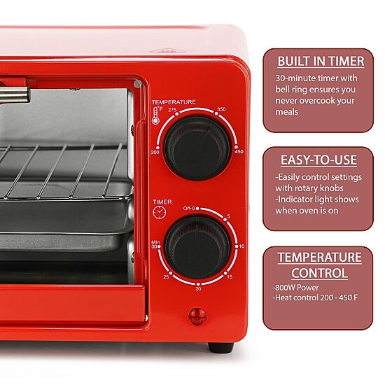 MegaChef 9 Liter Toaster Oven