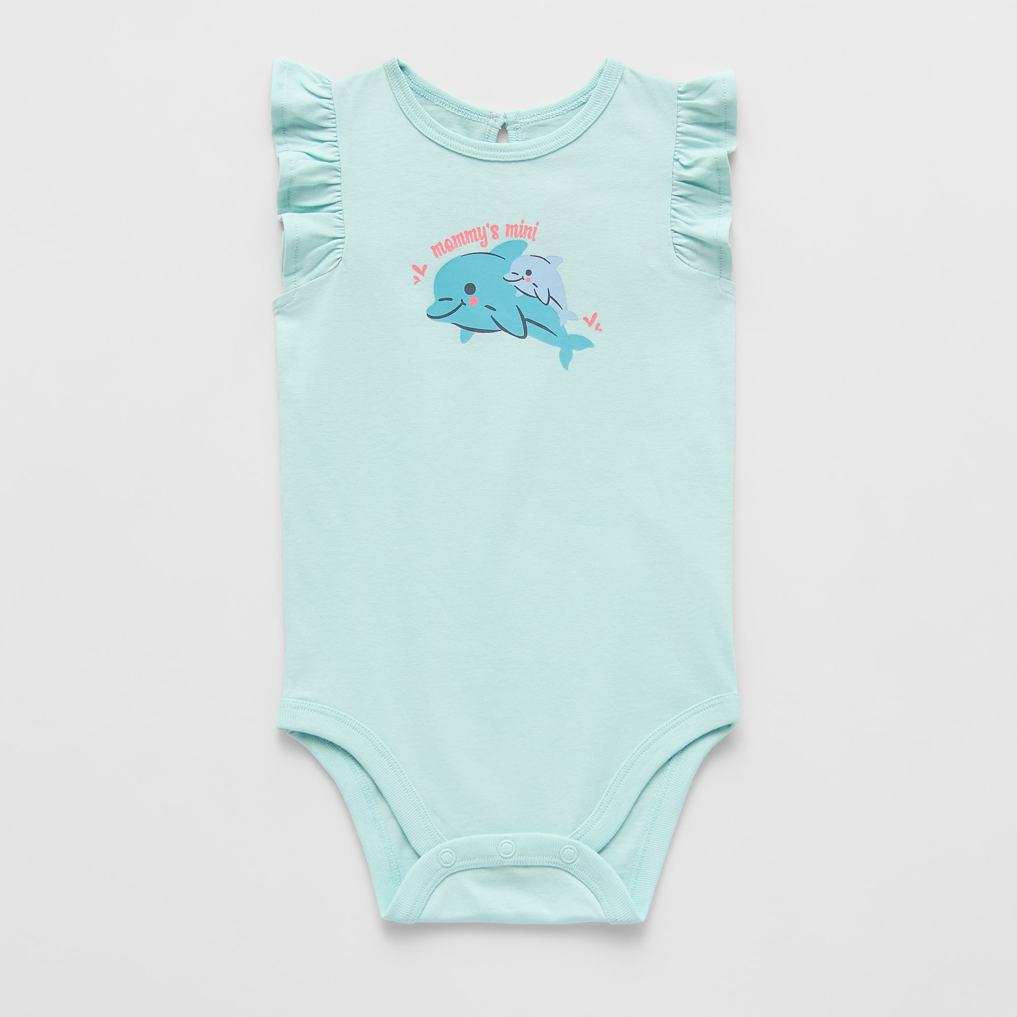 Okie Dokie Baby Girls Round Neck Sleeveless Bodysuit