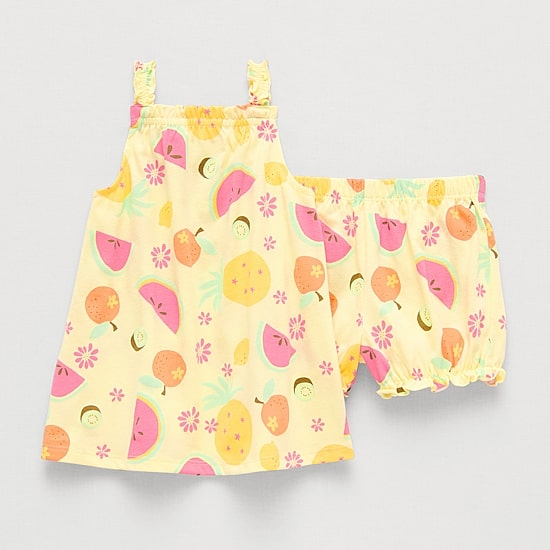 Okie Dokie Baby Girls 2-pc. Dress Set