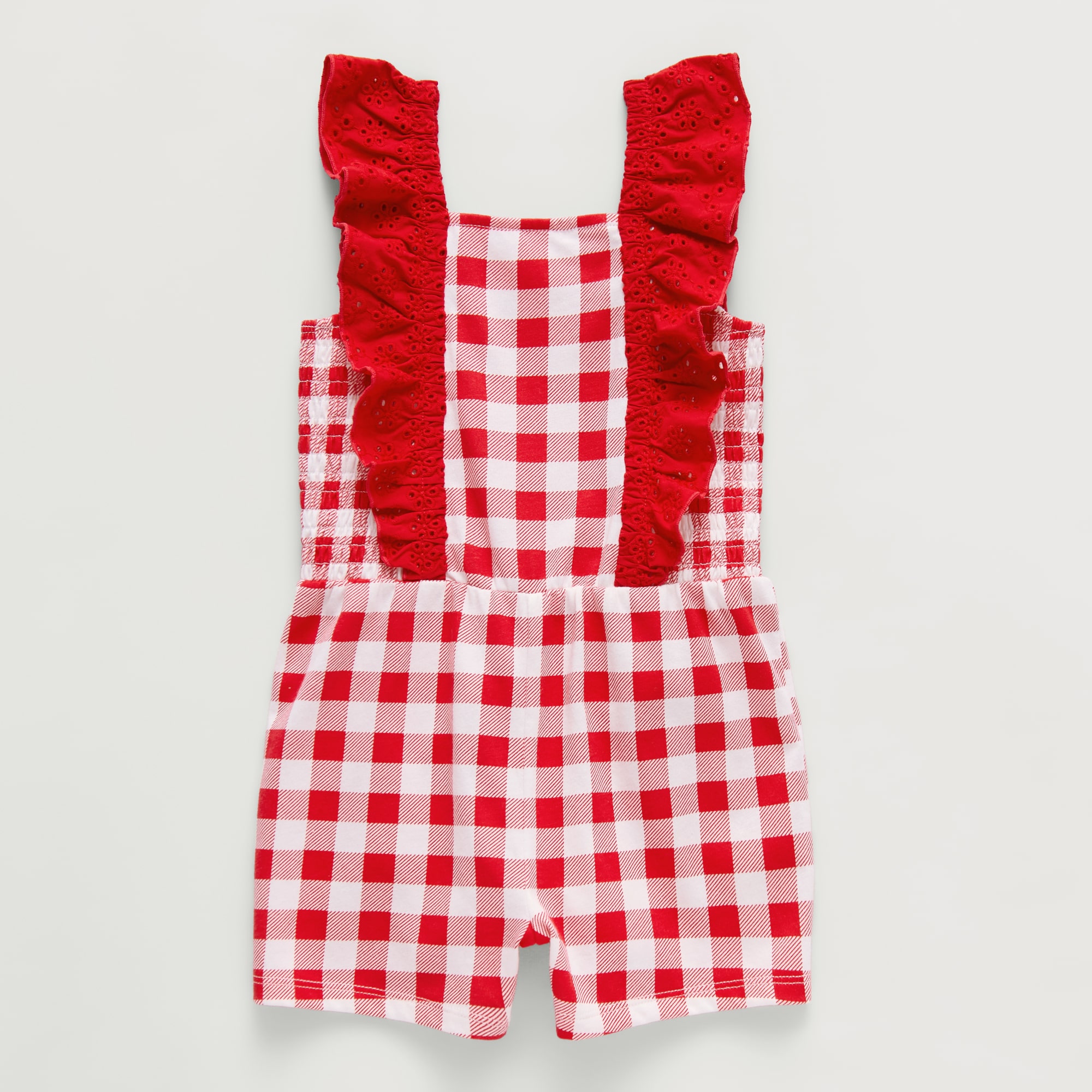 Okie Dokie Toddler & Little Girls Sleeveless Gingham Romper