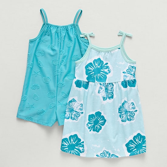 Okie Dokie Toddler & Little Girls 2-pc. Dress Set