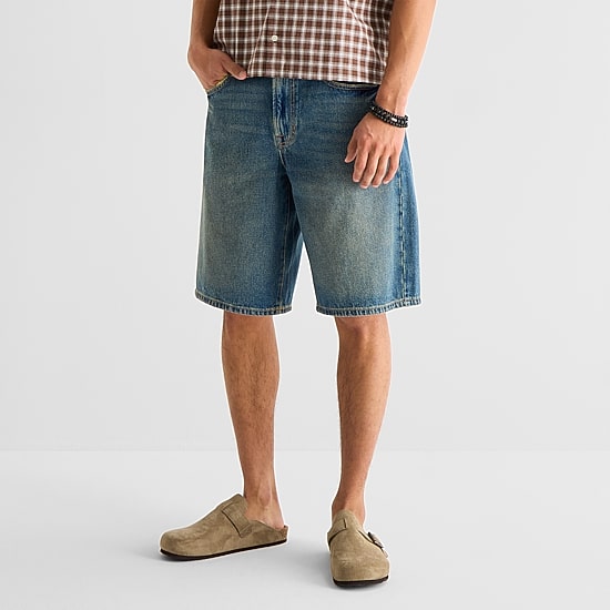 Arizona Baggy Fit Mens 12" Denim Short