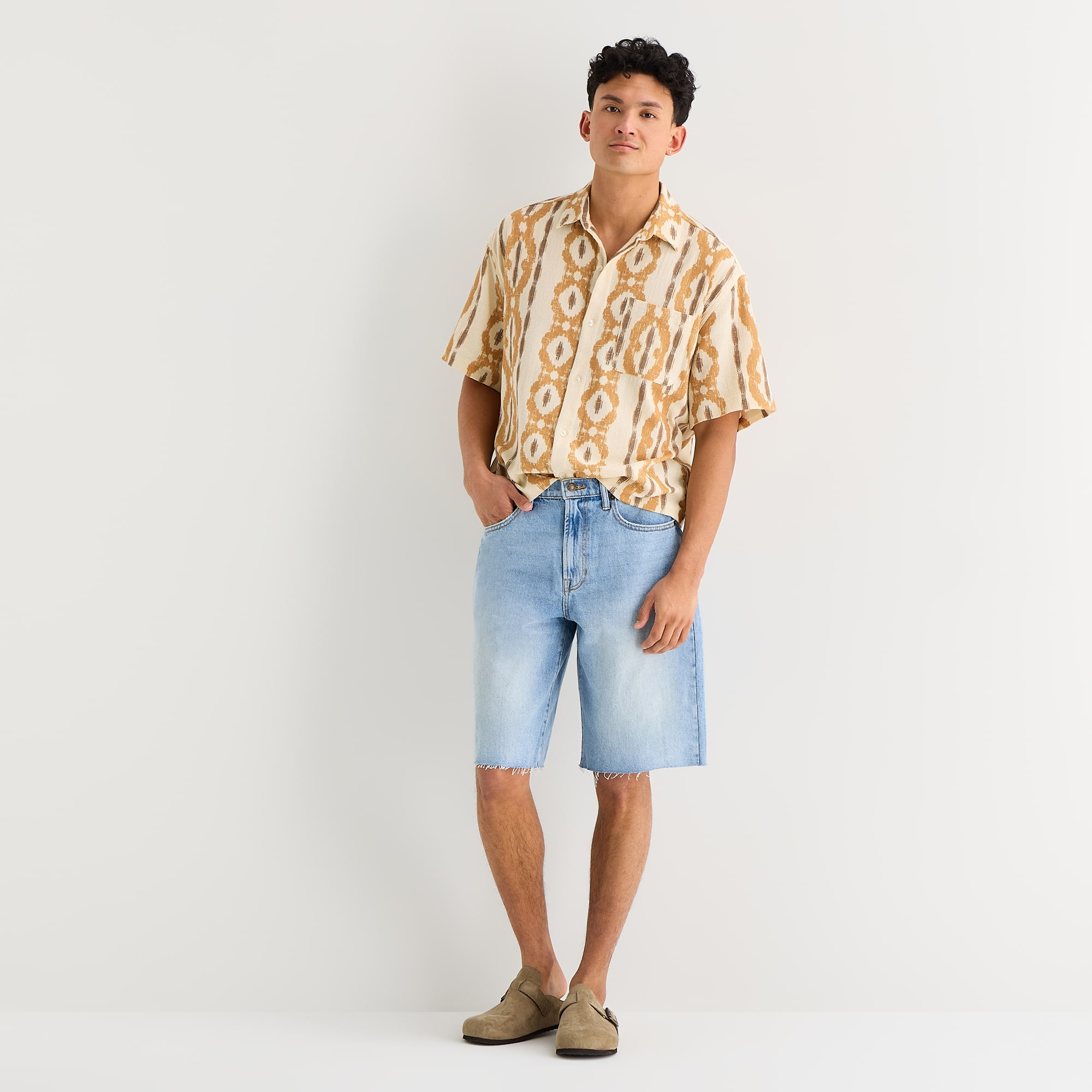 Arizona Baggy Fit Mens 12" Denim Short