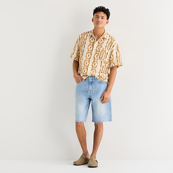 Arizona Baggy Fit Mens 12" Denim Short