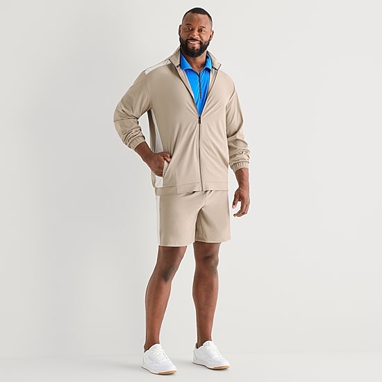 Shaquille O'Neal XLG™ Active Mens Big and Tall Wicked Track Jacket