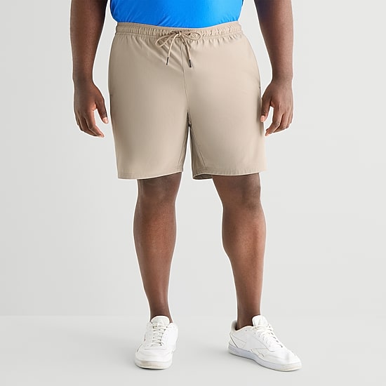Shaquille O'Neal XLG™ Active Mens 8" Big and Tall Moisture Wicking Workout Shorts