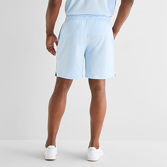 Shaquille O'Neal XLG™ Active Taped Mens 8" Mid Rise Big and Tall Moisture Wicking Workout Shorts