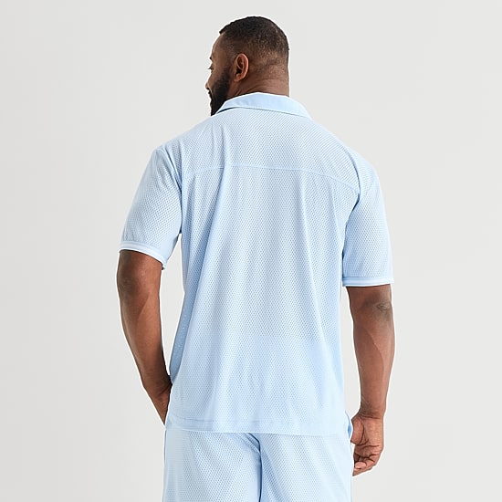 Shaquille O'Neal XLG™ Active Mens Short Sleeve Moisture Wicking Big and Tall Jersey
